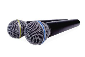 Sistema Inalámbrico VHF con 2 microfonos de mano Prodb