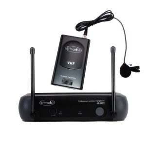 Sistema Inalámbrico VHF con microfono de lavalier Prodb