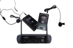 Sistema Inalámbrico VHF con microfonos de cintillo-lavalier Prodb