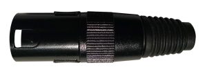 Conector Macho XLR Prodb Negro