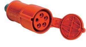 Schuko hembra 32A 380V 3P+N+T IP44