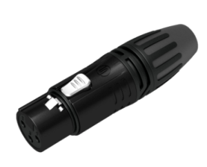 CONECTOR SEETRONIC MC3FXX-B XLR VOLANTE HEMBRA NEGRO