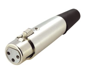 Conector hembra XLR 3