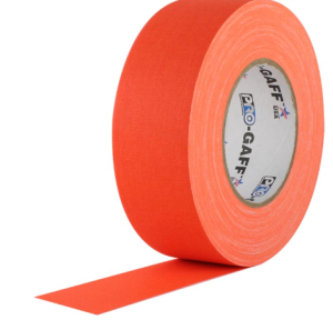 Cinta Gaffer PROTAPES Naranja flúor 2"X45M