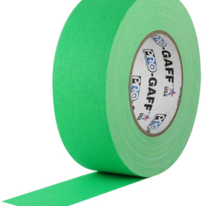 Cinta Gaffer PROTAPES verde flúor 2"x45m