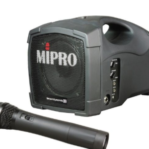 Sistema Portátil Mipro con microfono de mano MA-101 U / MH 801