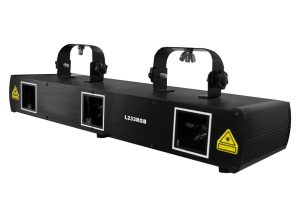 Laser de tres aperturas Rojo - verde - azul 250mW L233RGB
