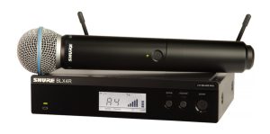 Sistema Inalámbrico de mano Shure BLX24R/B58 K-12 rackeable