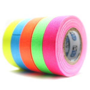 Pack de bolsillo Cinta Gaffer PROTAPES 5 colores fluor