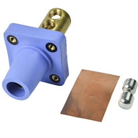 CAMLOCK MARINCO 400 A. HEMBRA AZUL PANEL