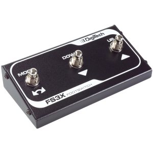 Pedal Footswitch de 3 botones Digitech FS3X