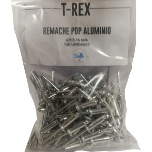 Remache pop aluminio 4.9x16 mm 100 unidades VV3052