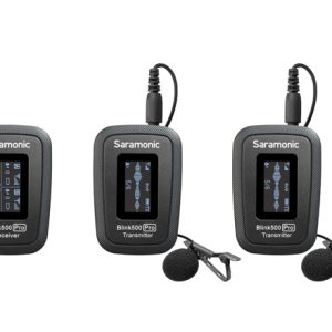 Microfono lavalier inalámbrico ULTRA PORTABLE UHF SARAMONIC BLINK500 PRO2 PACK