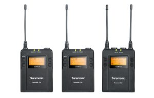 Pack lavalier inalámbrico PORTABLE UHF SARAMONIC UWMIC9 KIT2