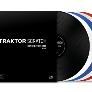 VINILO TRAKTOR SCRATCH CONTROL VINYL MK2 BLACK Native Instruments