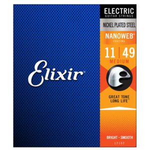 Cuerdas para guitarra eléctrica 12102 Elixir