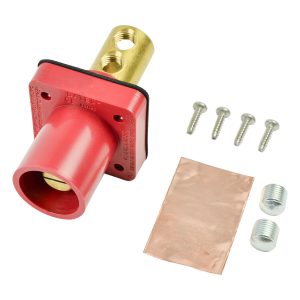 Conector Marinco Camlock CL40MRB-C rojo Macho 400A /600V