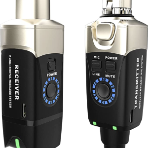 Xvive U3 Sistema Inalámbrico para Micrófono Transmisor y Receptor Inalámbrico XLR