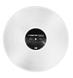 VINILO TRAKTOR SCRATCH CONTROL VINYL MK2 BLANCO Native Instruments