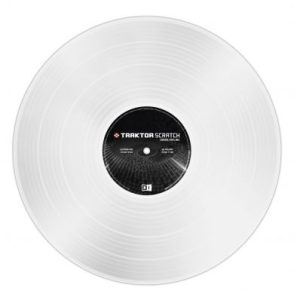 VINILO TRAKTOR SCRATCH CONTROL VINYL MK2 BLANCO Native Instruments