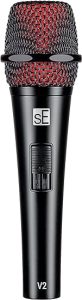 SE Electronics V2-SW - Micrófono de mano dinámico super cardioide con interruptor de encendido/apagado
