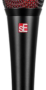 SE Electronics V7-BLACK Studio Grade - Micrófono de mano supercardioide