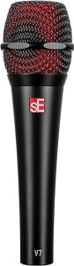 SE Electronics V7-BLACK Studio Grade - Micrófono de mano supercardioide