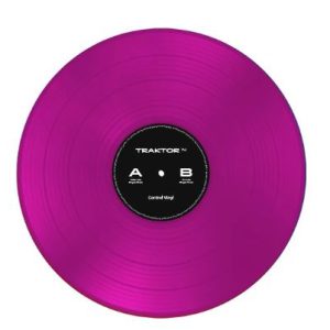 VINILO TRAKTOR SCRATCH CONTROL VINYL NEON PINK Native Instruments