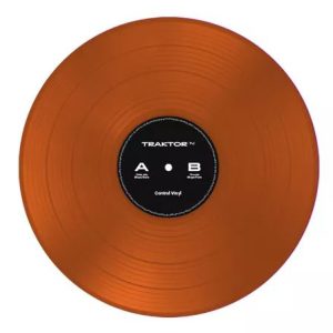 VINILO TRAKTOR SCRATCH CONTROL VINYL ORANGE TRANSPARENT Native Instruments