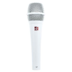 SE ELECTRONICS - Micrófono de mano vocal V7 WHITE Supercardioide