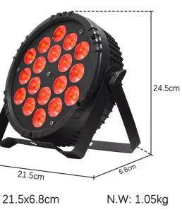 Foco Par Led 18x12 Led Ring RGBW 4in1 Glowing